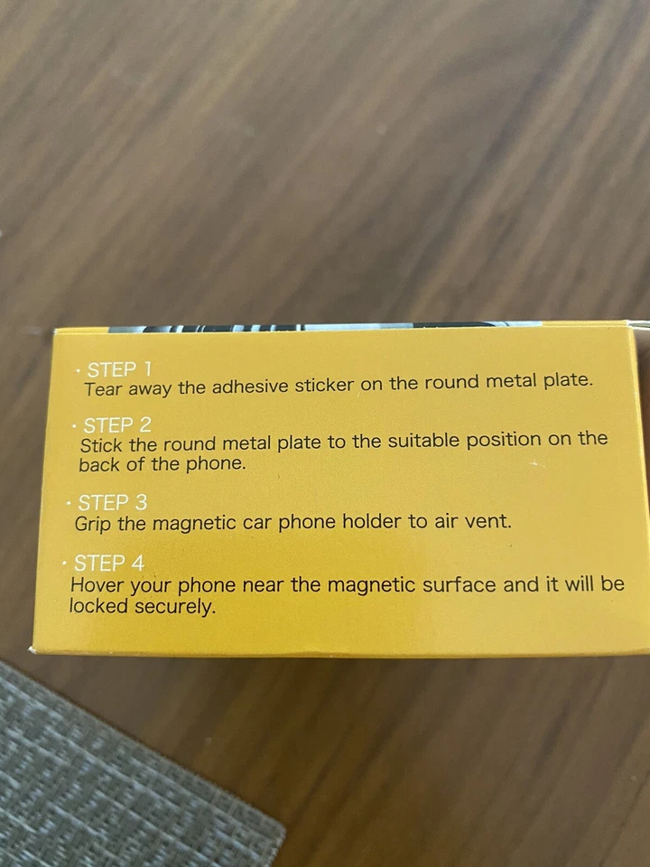 Universal 360° Magnetic Car Mount Cell Phone Holder Stand For iPhone Samsung GPS - Image 4 of 4