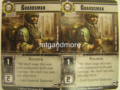 Warhammer 40000 Conquest LCG - 2x Guardsman - Base Set engl.
