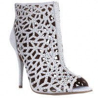 Zigi Soho Drift Caged Rhinestone Evening Sandals - Silver, 7 Us on sale Zigi Soho Drift Caged Rhinestone Evening Sandals - Silver, 7 Us on sale