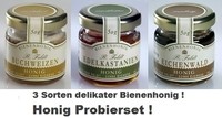 Honig Probierset 3 Delikate Sorten Bienenhonig A 50G PremiumqualitäT