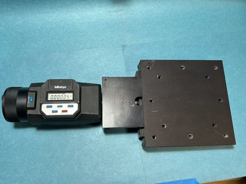 Parker 4412-DM 2" Linear Stage w/Mitutoyo 164-162 Digital Micrometer Actuator