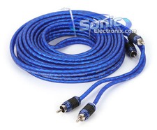 Stinger SI6220 20 Ft 2-Channel 6000 Series RCA Audio Interconnect Cable