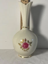 Lenox bulb bud vase flower logo 7 1/2”
