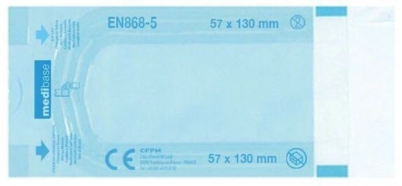 STERILISATION SELF SEAL POUCHES AUTOCLAVE (BOX 200 OR CONTINUOUS ROLL) MEDIBASE