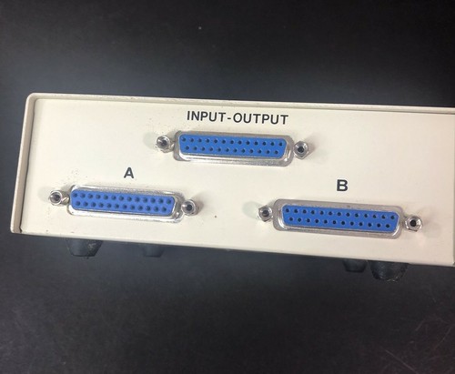 Vintage A B 2-Way Data Transfer Switch Box Multi Source Splitter Parallel 2 Way - 第 3/5 張圖片