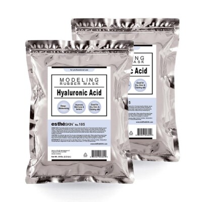 (2 pack) estheSKIN No.105 Hyaluronic Acid Modeling Rubber Mask Powder, 35 Oz.