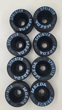 Vintage Labeda Sprinter Speed Roller Skate Wheels Derby - Set of 8, Blue