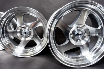 5 spoke 16'' 4x100 8j et25 wheel set for BMW 2002ti E21 E30 VW