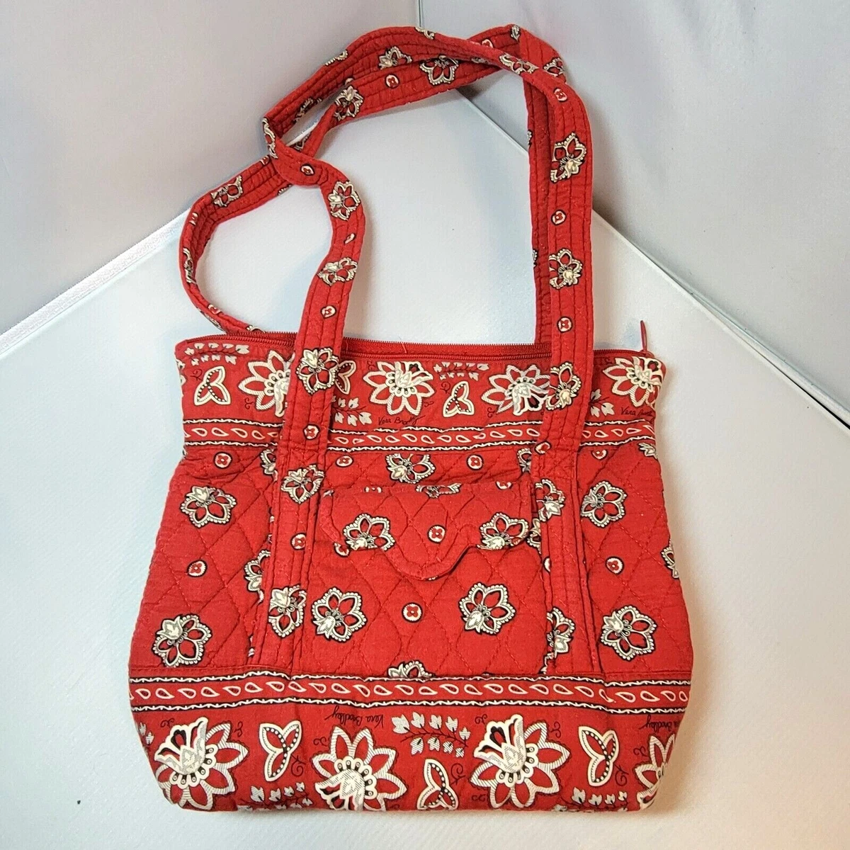Vera bradley red 2025 tote