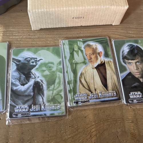 Star Wars Jedi Knights Metallic Impressions Metal Trading Card Set in Tin. 1998. - Picture 5 of 6