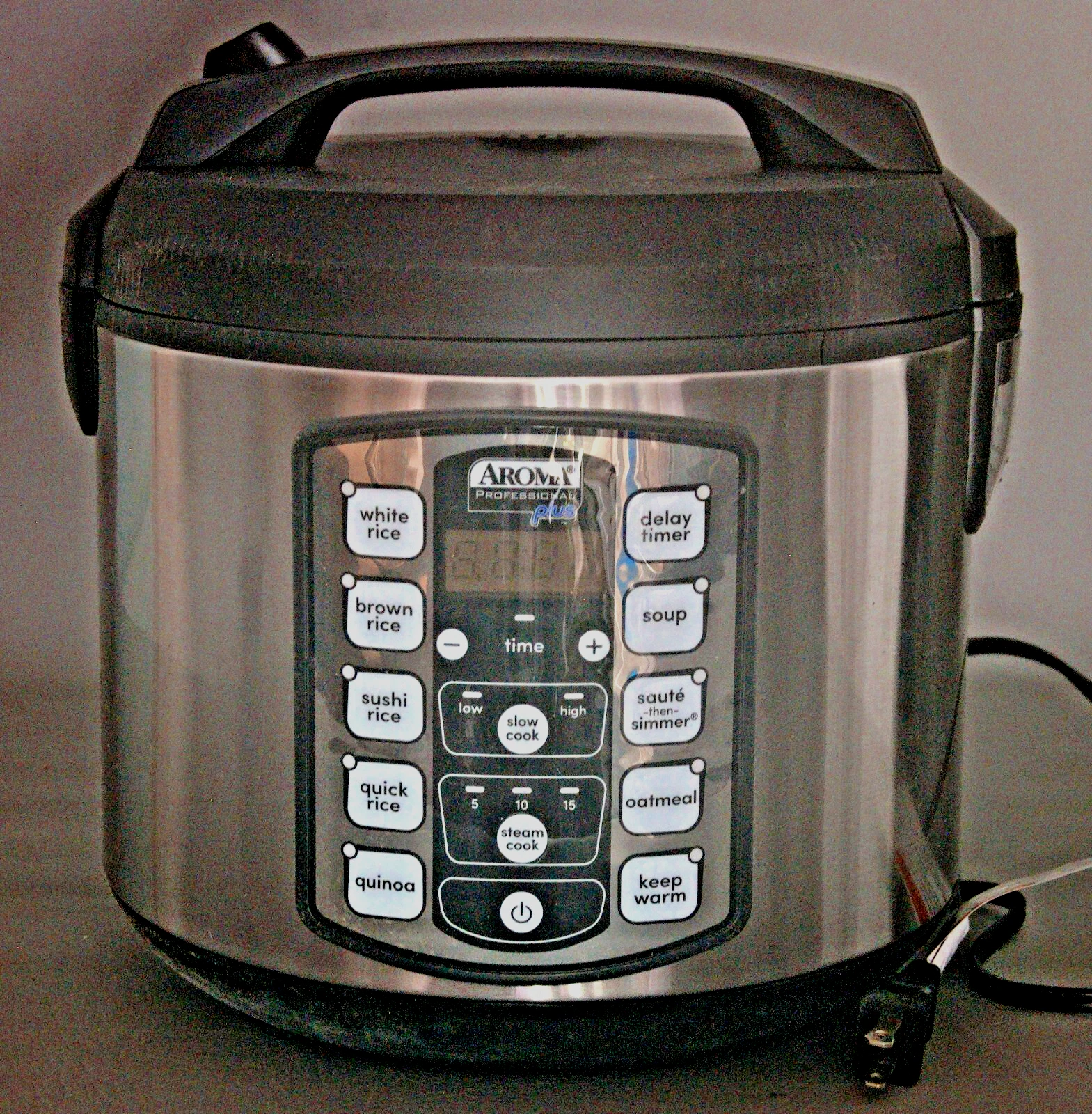 Aroma 20-Cup Professional Rice Cooker Plus Digital Multicooker ARC-5000SB