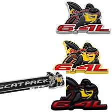 NEW 2PCS/3PCS Bee Fender Side Emblem Rear Trunk Badge Black/Gold/Chrome