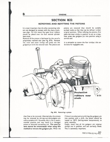 Triumph workshop service manual 1968, 1969 & 1970 BONNEVILLE T120 - Picture 10 of 12