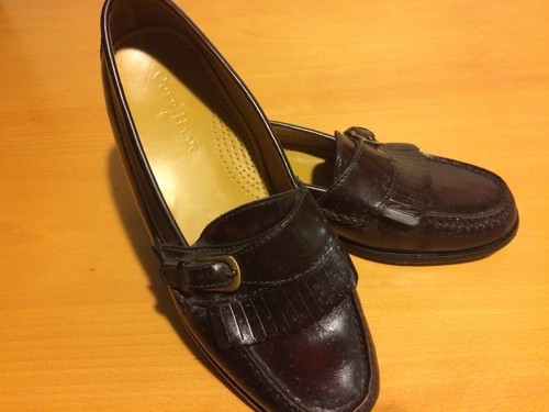 COLE HAAN Mens Shoes size 9.5D Dress Loafer Black Leather Tassel Moc New$150 - Picture 2 of 6