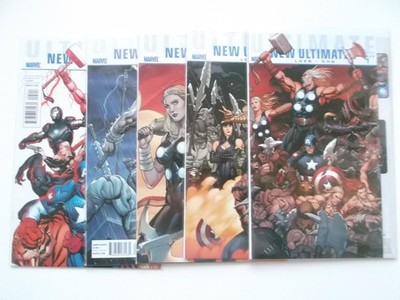 Ultimate New Ultimates Heft 1 2 3 4 5 komplett US Marvel 2010 Zustand 1