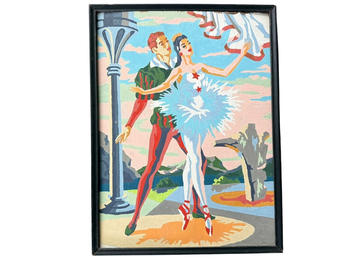 USAヴィンテージ　女の子のアート Paint By Number Vintage, Retro and Mid-Century Collectibles for