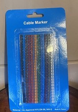 Rs Pro Clip On Cable Marker Pre Printed 0-9, 10 Colours.
