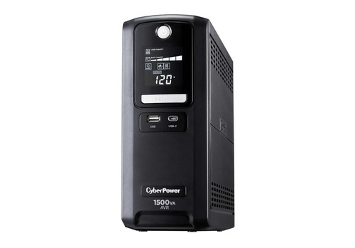 CyberPower CST150UC-R 1500VA/900W Simulated Sine Wave UPS -Certified Refurbished - Afbeelding 2 van 4