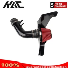3.5" Cold Air Intake Kit Fits 2015-2017 Ford Mustang + Red Filter w/ Heat Shield
