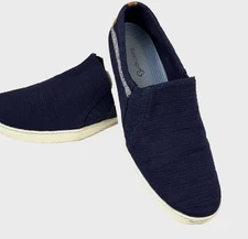 Bare Traps Yadier Navy Blue Slip On Comfort Sneakers Shoes Casual Textile 8