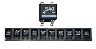 10-50-100 St. SMD Brückengleichrichter S40 Diotec  0,8 A / 80V Mini-Dil
