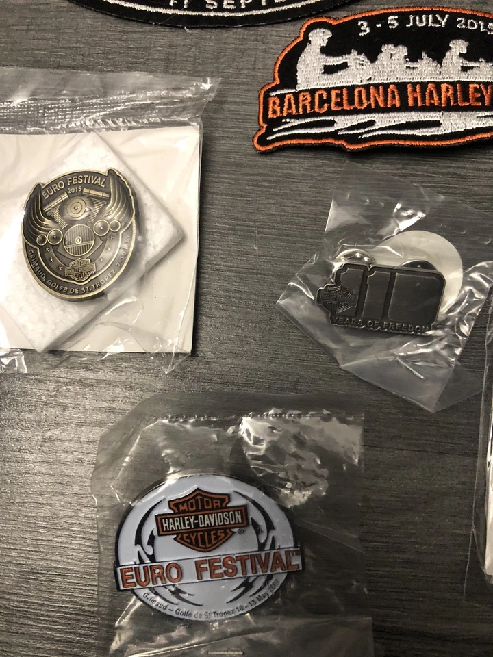 X10 Harley Davidson Motorcycles Badges And Patches Various Collectables - Image 2 of 4