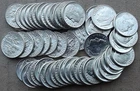 Full Roll of (50) - BU 1955 P Roosevelt Dimes - $5 Face Value - 90% Silver