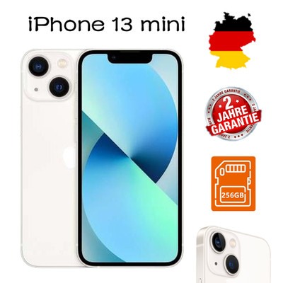 NEU Apple iPhone 13 mini - 256GB Polarstern (Ohne Simlock)   24 Monate Garantie