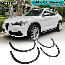 Für Alfa Romeo Stelvio Matt Schwarz Radläufe Radlaufleisten Verbreiterung Fender