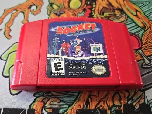 Rocket: Robot on Wheels (Nintendo 64, 1999) CARTRIDGE ONLY, Authentic, Tested