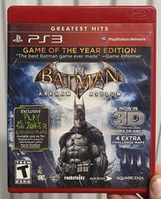 Batman: Arkham Asylum -- Game of the Year Edition CIB (Sony PlayStation 3, 2010)
