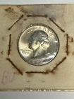 1962-D Silver Washington Quarter  .25 coin Gem Uncirculated Ratty Flip!! .900
