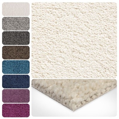 Teppichboden Meterware Auslegware Velours, 4m 5m breit, 20,99-23,99€/qm