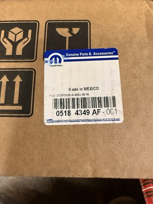 #ad #ad Genuine Mopar Throttle Body 05184349AF RAM CHARGER JEEP 3.6L OEM NEW $269.99