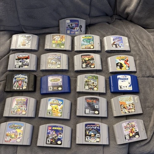 Nintendo 64 Game Lot Bundle. 21 Games. Authentic Cartridges. Tested.