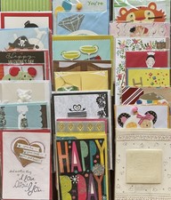 3D Greeting Card Lot of 31 Paper Magic Group Hallmark Jewel Embellished Premium