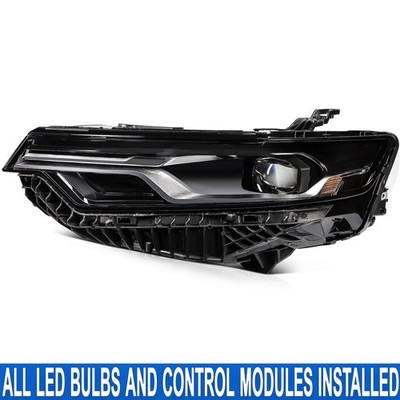 Driver Full LED Projector Headlight Assembly W/ Bulbs For Cadillac XT6 2020-2025