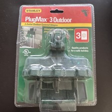 Stanley Plugmax 3 prises adaptateur extérieur couvert