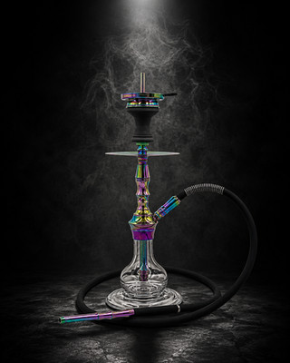 21'' MOB Alpha Hookah | Oil Spill | Premium Luxe Hookah