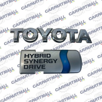2004-2009 TOYOTA PRIUS REAR EMBLEM TRUNK HATCH LOGO BADGE SIGN SET 75441-47020