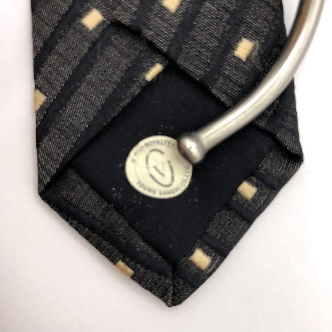 Gianni Valentino Black Dot 3D Effect Tie Used thumbnail 7