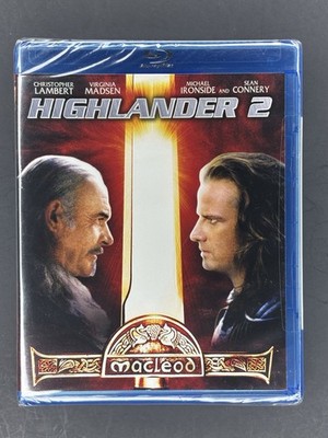 Highlander 2: The Quickening (Blu-ray Disc, 2010) New Sealed Rare OOP