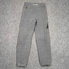 Aviator Nation Unisex Kids Charcoal Gray Black Bolt Sweatpants Youth Size 10