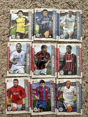 2023 Topps Merlin Heritage Legends 9 Card Lot, Ronaldo, Zidane, Ronaldinho + - Picture 1 of 1