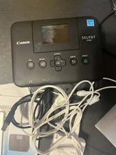 Canon Selphy CP800 Compact Photo Printer, Black, Power Cord, Photo Paper, Ink