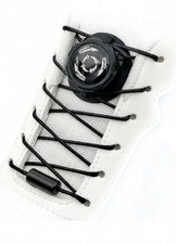 1 Pair Rotating Buckle Elastic Shoes Laces No Tie Shoe Laces No Need to Tie