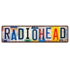 Vintage Radiohead Street Sign Metal Tin Sign for Music Room Home Bar Wall Dec...