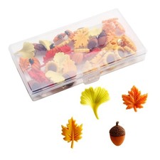 40Pcs/Pack Leaf Flower Push Pin for Office Bulletin Board Cork Board Notice Boad