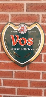 RETRO "VOS" ENAMEL SIGN