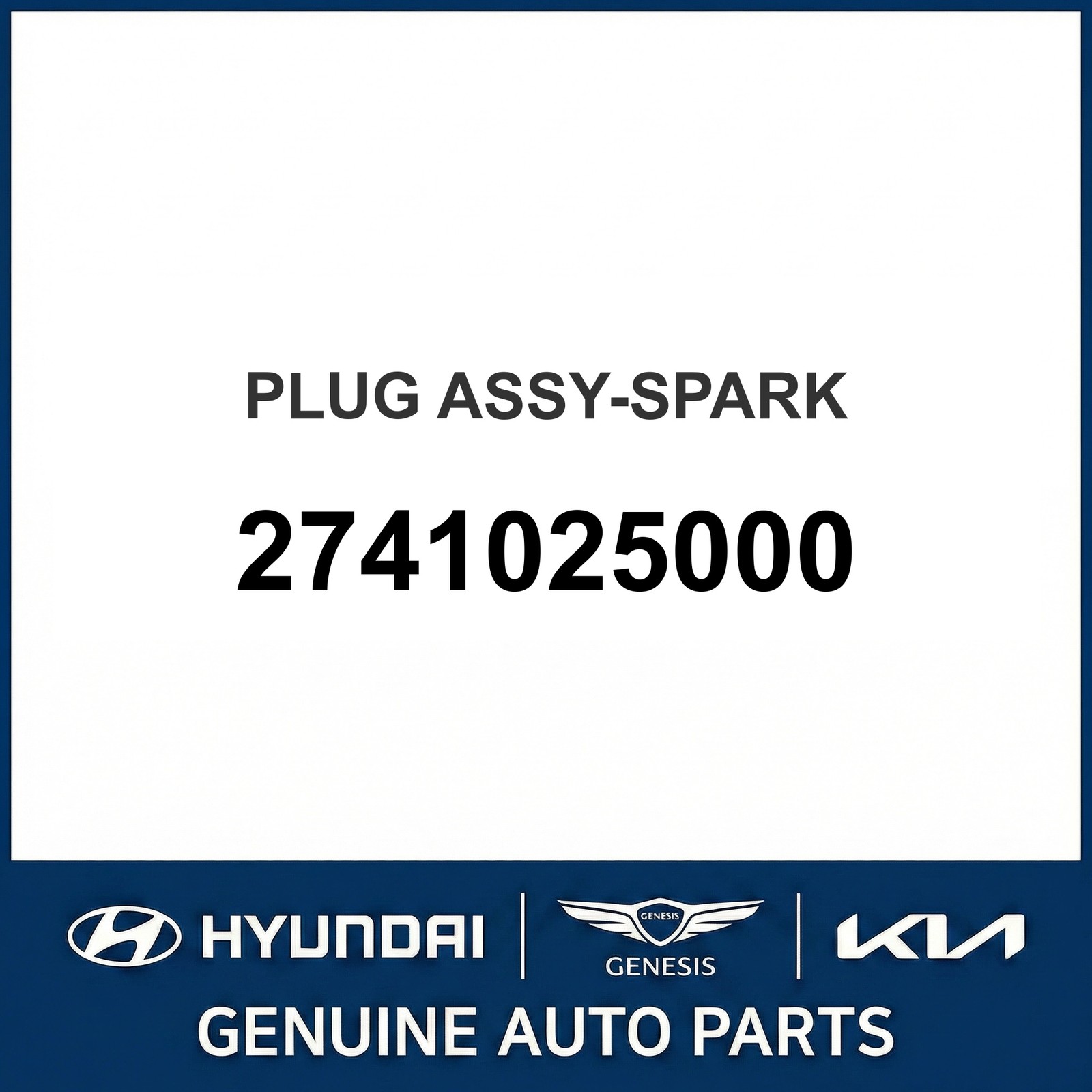 Hyundai Grandeur/Azera NF, TG 2004-2010 Spark Plug New GENUINE 2741025000